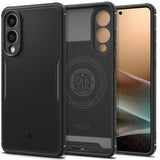 Spigen Samsung Galaxy S25 Edge -suojakuori Core Armor MagFit Mattamusta