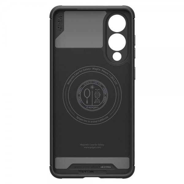 Spigen Samsung Galaxy S25 Edge -suojakuori Core Armor MagFit Mattamusta
