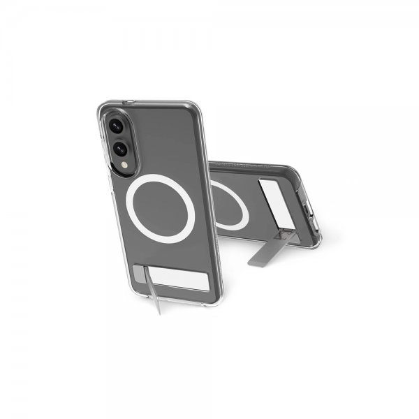 dbramante1928 Samsung Galaxy S25 Edge -suojakuori, Iceland Ultra D3O Qi2 Kickstand Transparent