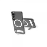 dbramante1928 Samsung Galaxy S25 Edge -suojakuori, Iceland Ultra D3O Qi2 Kickstand Transparent