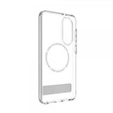 dbramante1928 Samsung Galaxy S25 Edge -suojakuori, Iceland Ultra D3O Qi2 Kickstand Transparent