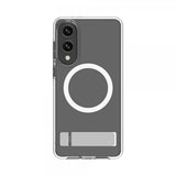 dbramante1928 Samsung Galaxy S25 Edge -suojakuori, Iceland Ultra D3O Qi2 Kickstand Transparent