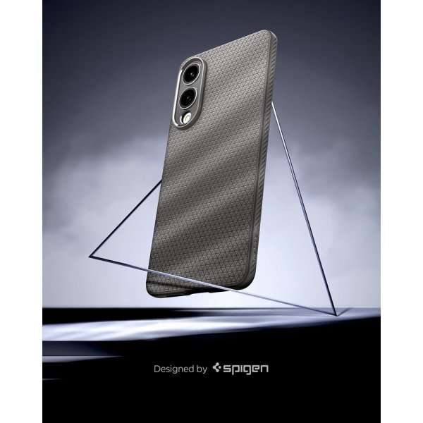 Spigen Samsung Galaxy S25 Edge Kuori Liquid Air Marble Gray
