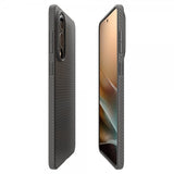 Spigen Samsung Galaxy S25 Edge Kuori Liquid Air Marble Gray
