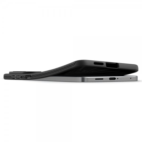 Spigen Samsung Galaxy S25 Edge Suojakuori Liquid Air Mattamusta