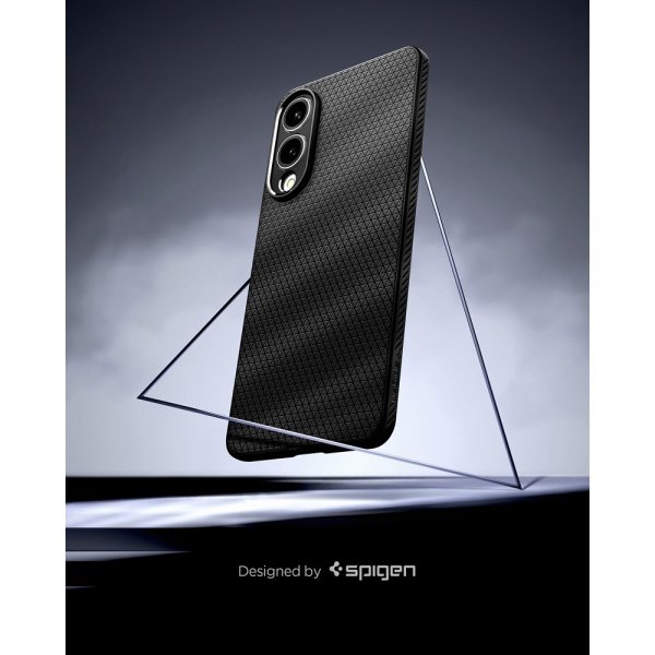 Spigen Samsung Galaxy S25 Edge Suojakuori Liquid Air Mattamusta