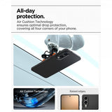 Spigen Samsung Galaxy S25 Edge Suojakuori Liquid Air Mattamusta