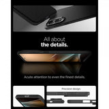 Spigen Samsung Galaxy S25 Edge Suojakuori Liquid Air Mattamusta