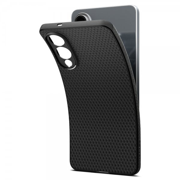 Spigen Samsung Galaxy S25 Edge Suojakuori Liquid Air Mattamusta