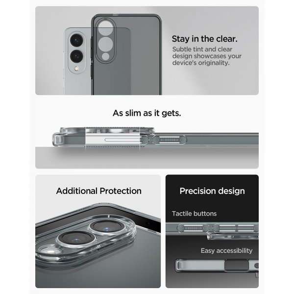 Spigen Samsung Galaxy S25 Edge -suojakuori, Liquid Crystal Space Crystal