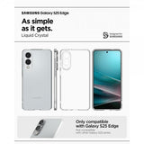 Spigen Samsung Galaxy S25 Edge Kotelo Liquid Crystal Läpinäkyvä