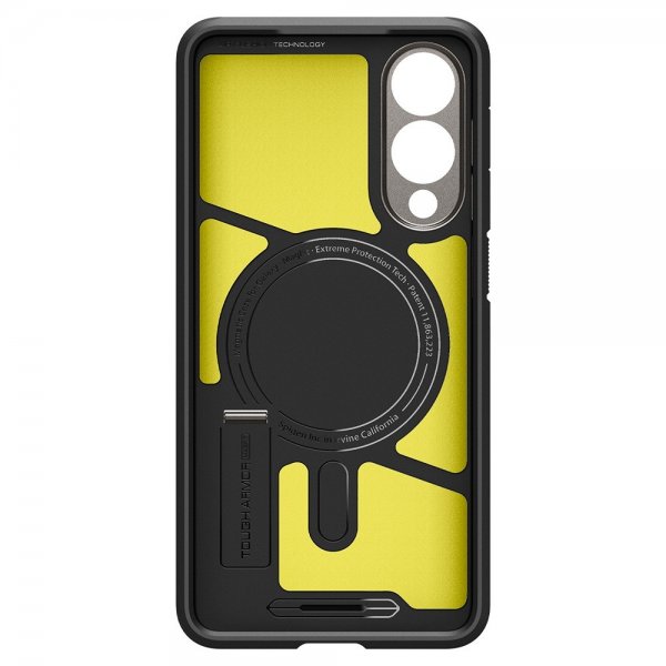 Spigen Samsung Galaxy S25 Edge -suojakuori Tough Armor MagFit Gunmetal