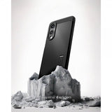 Spigen Samsung Galaxy S25 Edge -suojakuori Tough Armor MagFit, musta