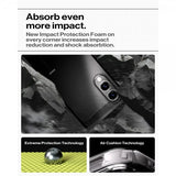 Spigen Samsung Galaxy S25 Edge -suojakuori Tough Armor MagFit, musta
