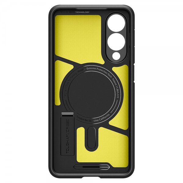 Spigen Samsung Galaxy S25 Edge -suojakuori Tough Armor MagFit, musta
