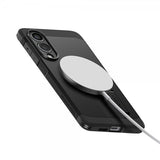 Spigen Samsung Galaxy S25 Edge -suojakuori Tough Armor MagFit, musta