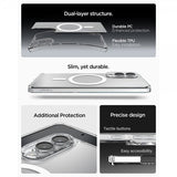 Spigen Samsung Galaxy S25 Edge Ultra Hybrid MagFit kirkas valkoinen kuori