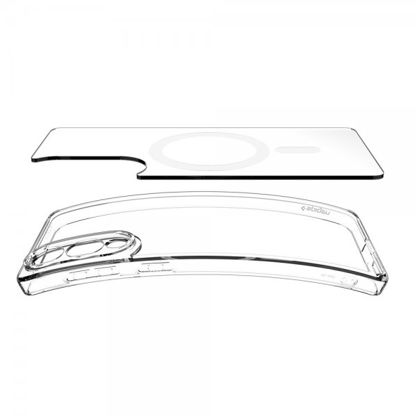 Spigen Samsung Galaxy S25 Edge Ultra Hybrid MagFit kirkas valkoinen kuori