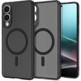 Spigen Samsung Galaxy S25 Edge -kuori Ultra Hybrid MagFit Frost Black