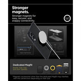 Spigen Samsung Galaxy S25 Edge -kuori Ultra Hybrid MagFit Frost Black