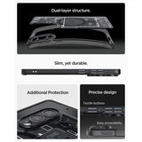 Spigen Samsung Galaxy S25 Edge -kuori Ultra Hybrid Zero One MagFit, musta