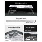 Spigen Samsung Galaxy S25 Edge -suojakuori Ultra Hybrid Zero One MagFit, valkoinen