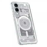 Spigen Samsung Galaxy S25 Edge -suojakuori Ultra Hybrid Zero One MagFit, valkoinen