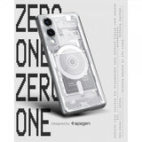 Spigen Samsung Galaxy S25 Edge -suojakuori Ultra Hybrid Zero One MagFit, valkoinen
