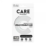 CARE by PanzerGlass Samsung Galaxy S25 Edge -suojakuori Urban Combat MagSafe, valkoinen