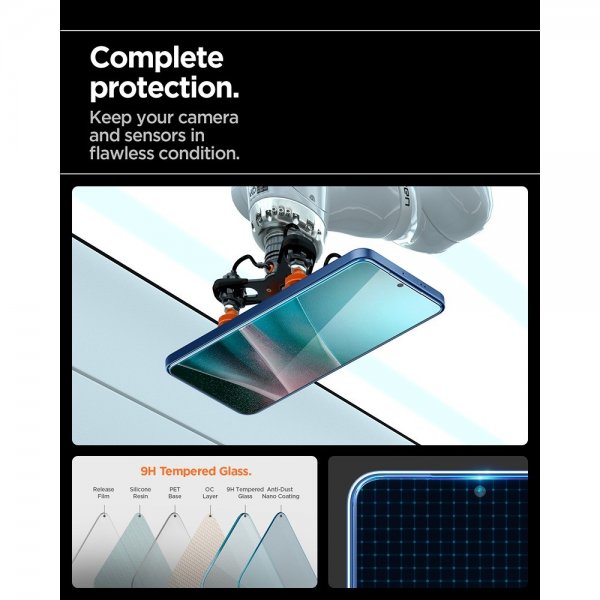 Spigen Samsung Galaxy S25 Edge -näytönsuoja GLAS.tR EZ Fit Pro