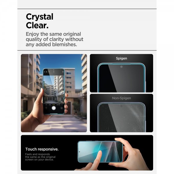 Spigen Samsung Galaxy S25 Edge -näytönsuoja GLAS.tR EZ Fit Pro