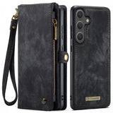 CaseMe Samsung Galaxy S25 FE Kotelo 008 Series Irrotettava Kuori Musta