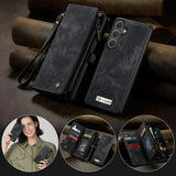 CaseMe Samsung Galaxy S25 FE Kotelo 008 Series Irrotettava Kuori Musta