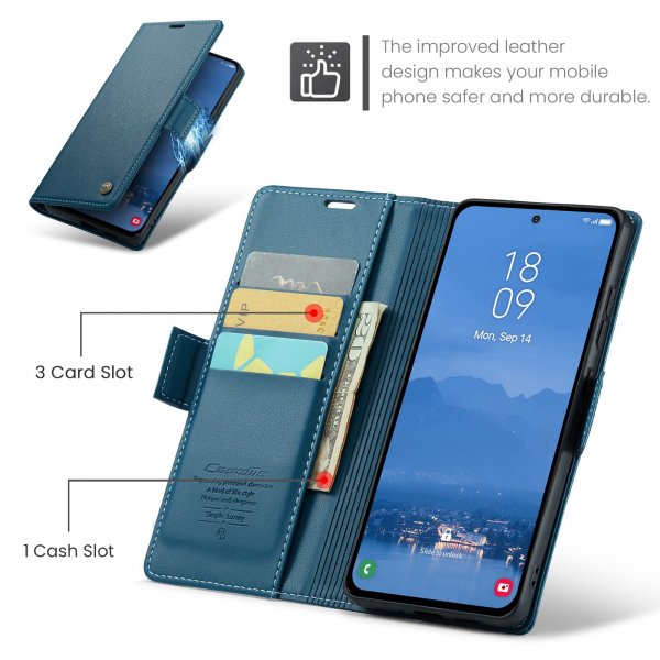 CaseMe Samsung Galaxy S25 FE Suojakotelo 023 Series Sininen