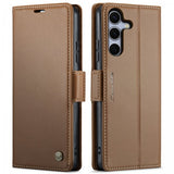 CaseMe Samsung Galaxy S25 FE Suojakotelo 023 Series Ruskea