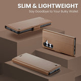 CaseMe Samsung Galaxy S25 FE Suojakotelo 023 Series Ruskea