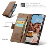 CaseMe Samsung Galaxy S25 FE Suojakotelo 023 Series Ruskea