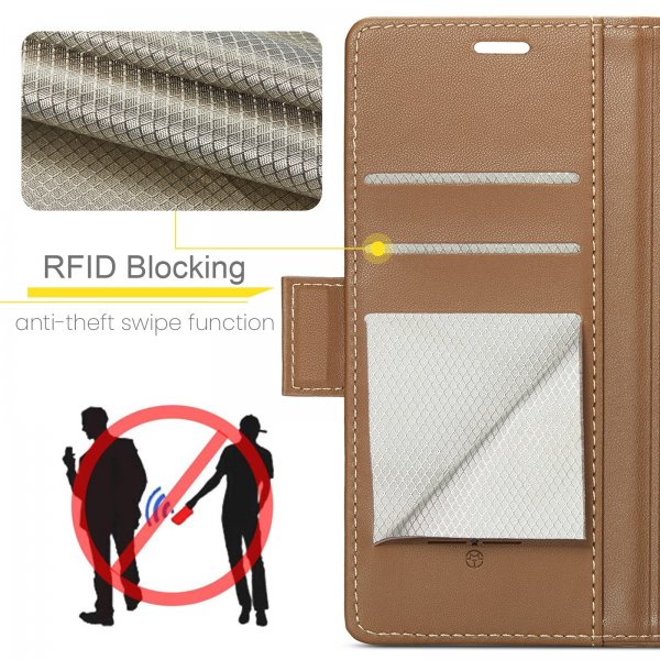CaseMe Samsung Galaxy S25 FE Suojakotelo 023 Series Ruskea