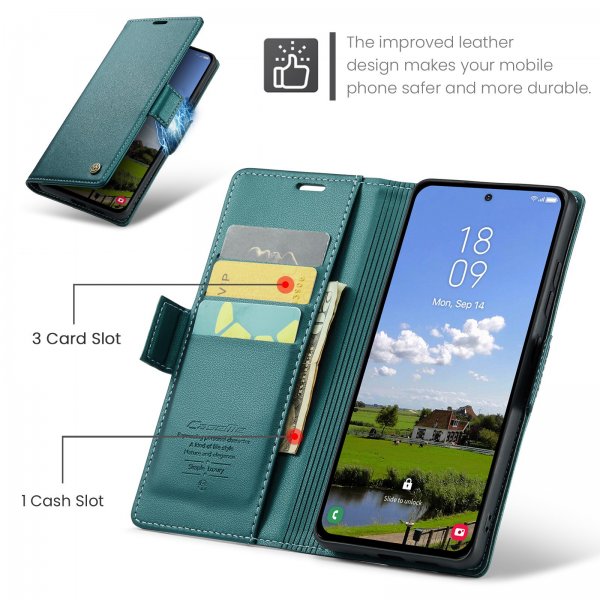 CaseMe Samsung Galaxy S25 FE Suojakotelo 023 Series Vihreä
