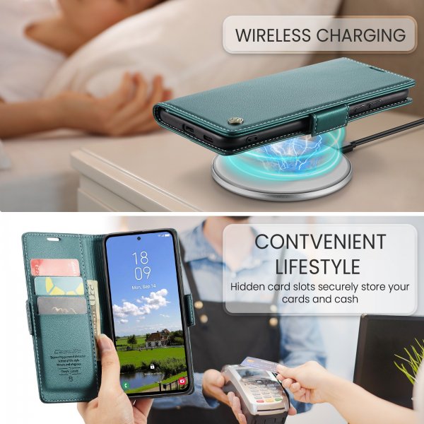 CaseMe Samsung Galaxy S25 FE Suojakotelo 023 Series Vihreä