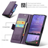 CaseMe Samsung Galaxy S25 FE -suojakotelo 023-sarja violetti