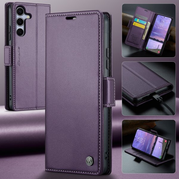 CaseMe Samsung Galaxy S25 FE -suojakotelo 023-sarja violetti