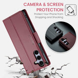 CaseMe Samsung Galaxy S25 FE Suojakotelo 023-sarja Punainen