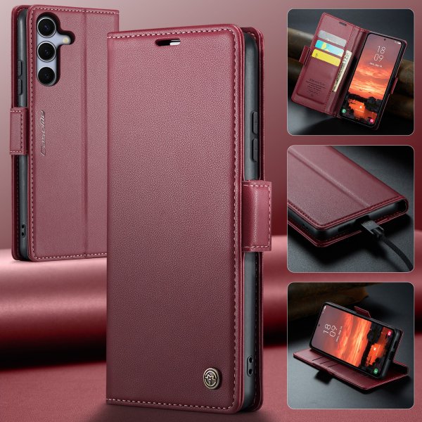 CaseMe Samsung Galaxy S25 FE Suojakotelo 023-sarja Punainen