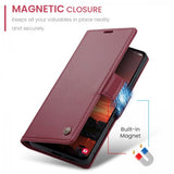 CaseMe Samsung Galaxy S25 FE Suojakotelo 023-sarja Punainen