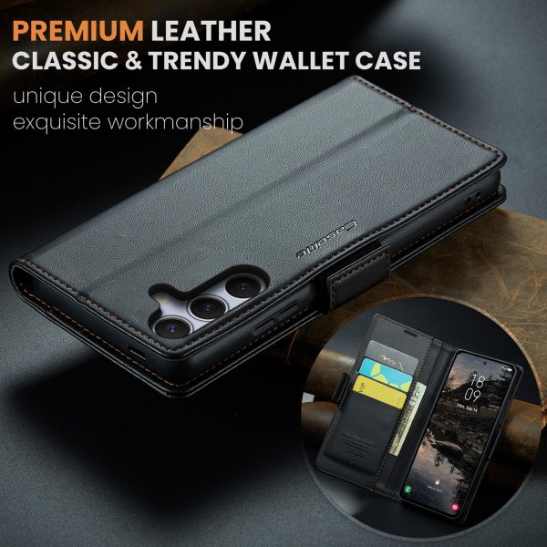 CaseMe Samsung Galaxy S25 FE Suojakotelo 023 Series Musta