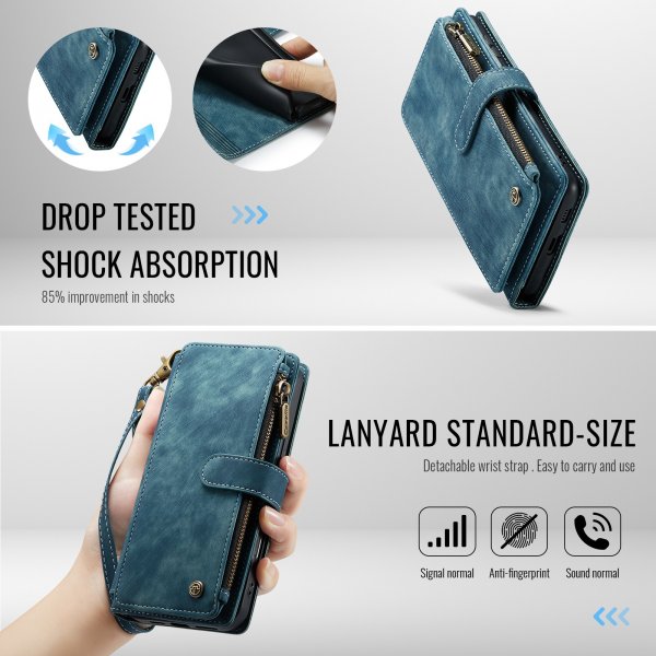 CaseMe Samsung Galaxy S25 FE Kotelo C30 Series Sininen