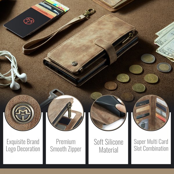 CaseMe Samsung Galaxy S25 FE Suojakotelo C30 Sarja Ruskea
