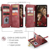 CaseMe Samsung Galaxy S25 FE Kotelo C30 -sarja Punainen