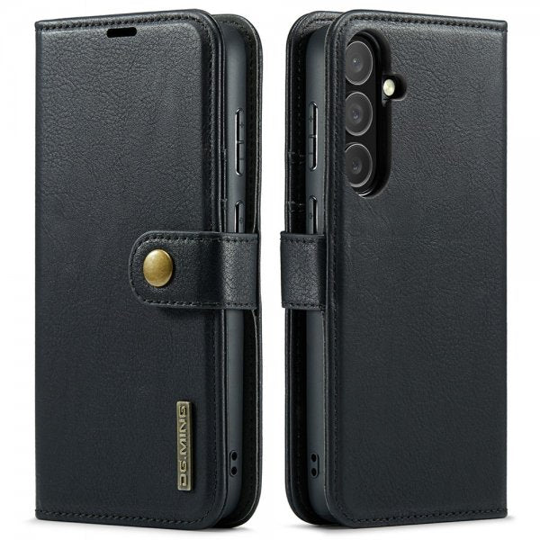 Dg.Ming Samsung Galaxy S25 FE -kotelo irrotettavalla kuorella, musta